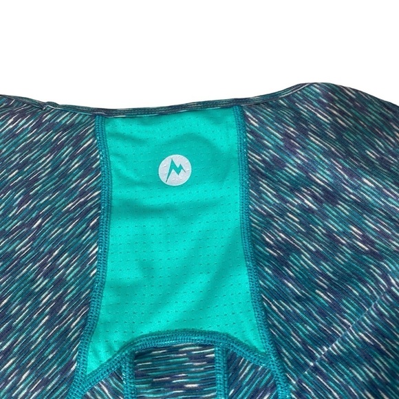 Marmot Women’s Teal Blue Long Sleeve Athletic Tech Top Size L - Picture 4 of 12